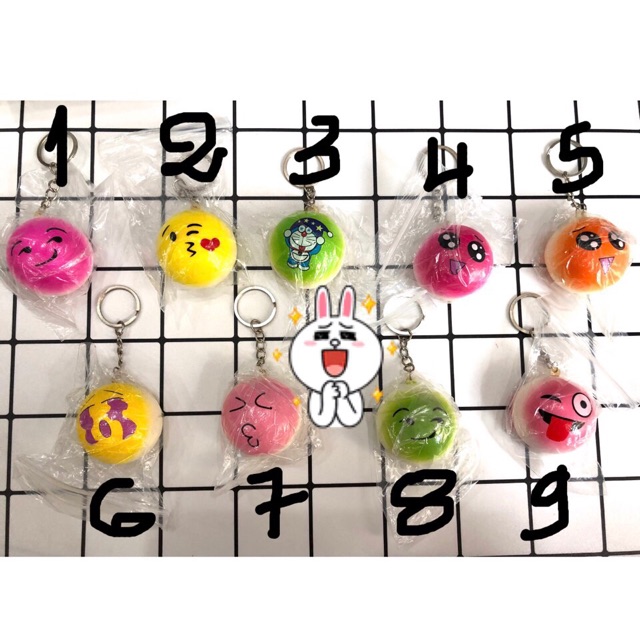 Squishy mi ni (móc khoá)