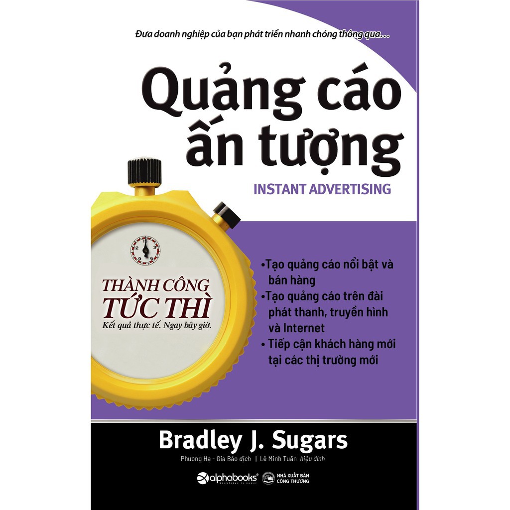 Sách - Thành công tức thì - Quảng cáo ấn tượng