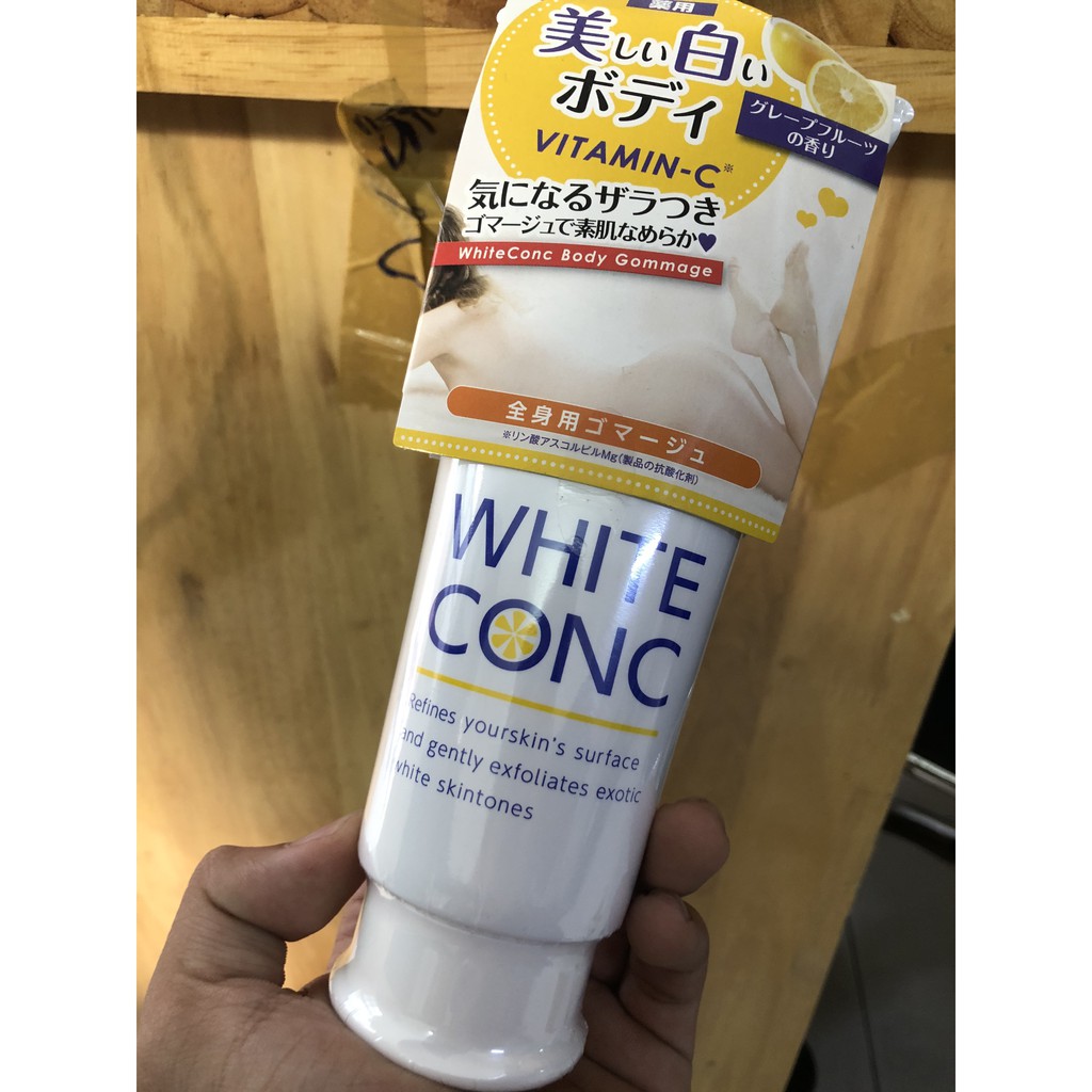 [TUÝP 180G] TẨY TẾ BÀO CHẾT WHITE CONC NHẬT BẢN