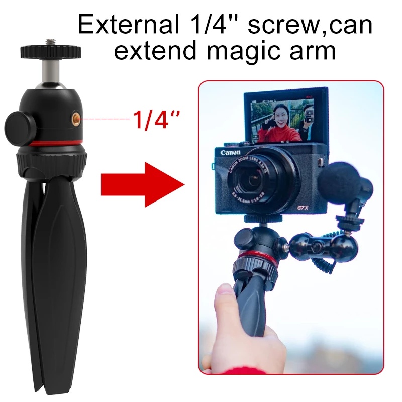 Ulanzi Giá Đỡ Ba Chân Mini MT-17 Đầu Bi 1 / 4 '' Thông Dụng Cho Máy Ảnh DSLR / Điện Thoại Thông Minh | BigBuy360 - bigbuy360.vn