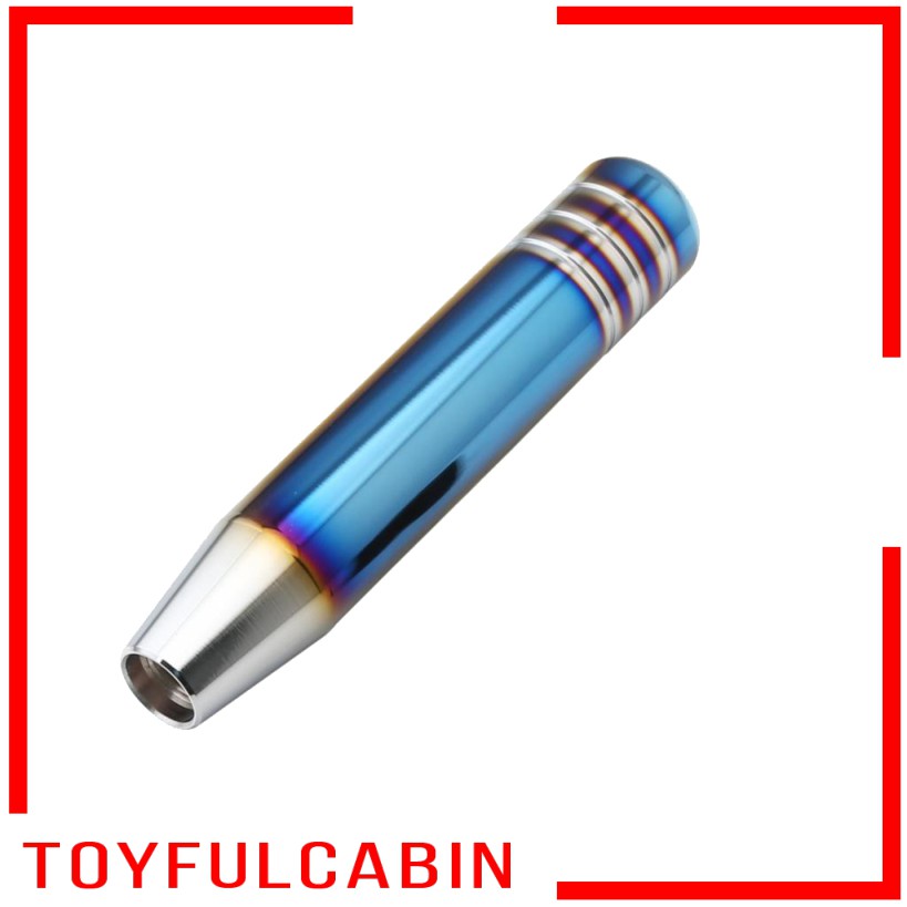 Núm Gạt Cần Số Xe Hơi Bằng Titan Màu Xanh Dương 18cm / 7inch Tiện Dụng