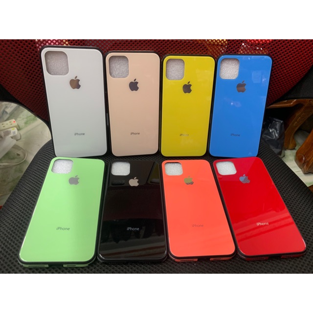 Ốp lưng Iphone 11 Pro max (6.5 inch) viềng dẻo lưng kính