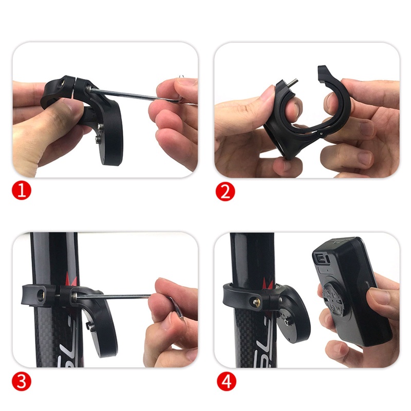 Giá Đỡ Đèn Gắn Yên Xe Đạp Địa Hình Garminvia