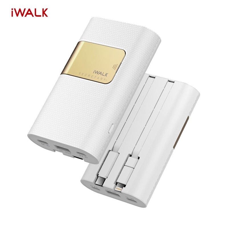 Sạc dự phòng iWALK Secretary PD Lithium ion 10000mAh/3.6V 36Wh - SBS100C