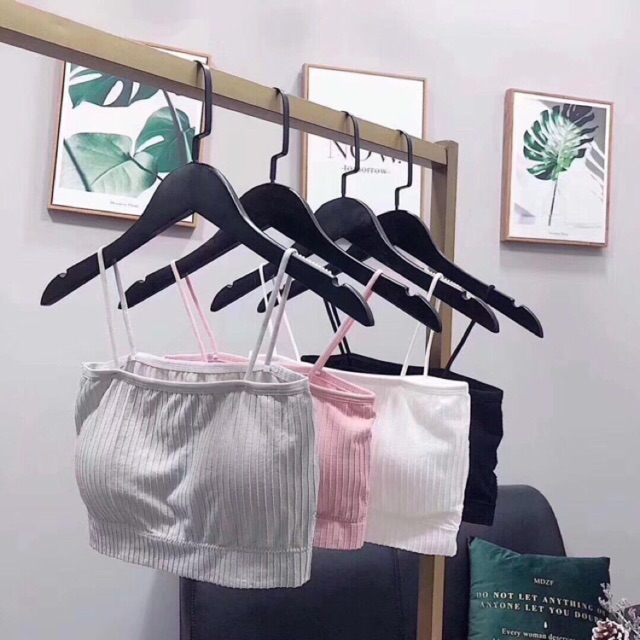 Bra quây cotton kẻ tăm chất đẹp 908