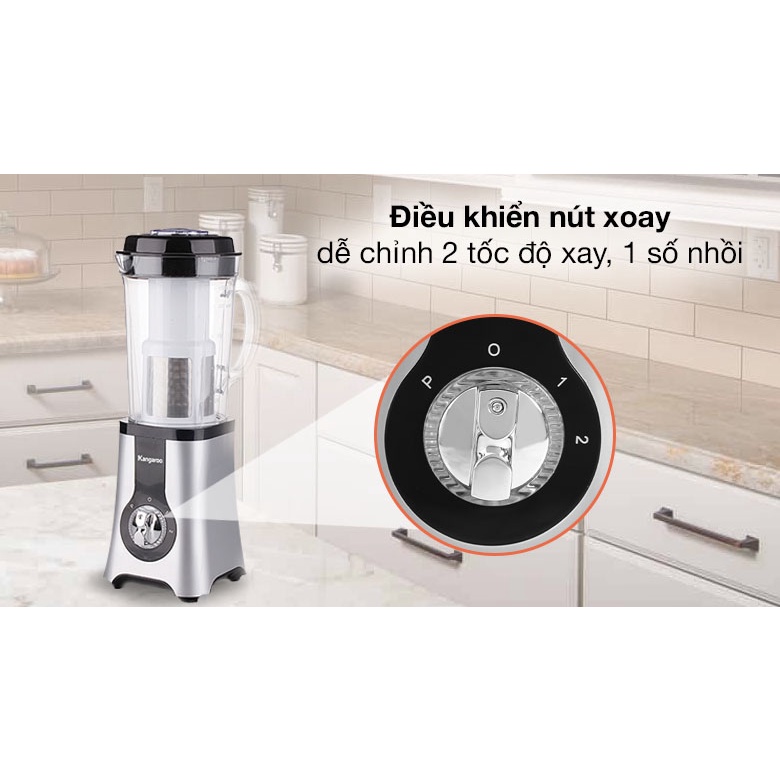 Máy xay sinh tố 2 cối Kangaroo KG2B2, KG2B3