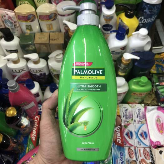 Sữa Tắm / Dầu Gội Xả 2 in 1 Palmolive Natural Thiên Nhiên