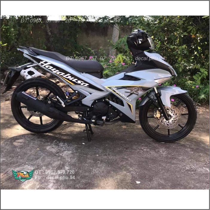 Tem Rời Exciter 150 Xám xi măng Hayabusa (C)