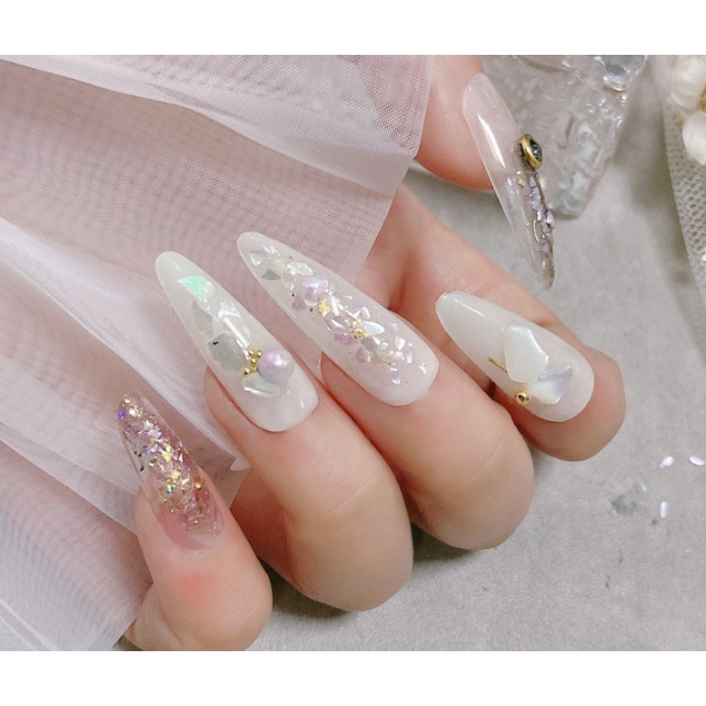 SET XÀ CỪ 6 Ô TRANG TRÍ NAIL