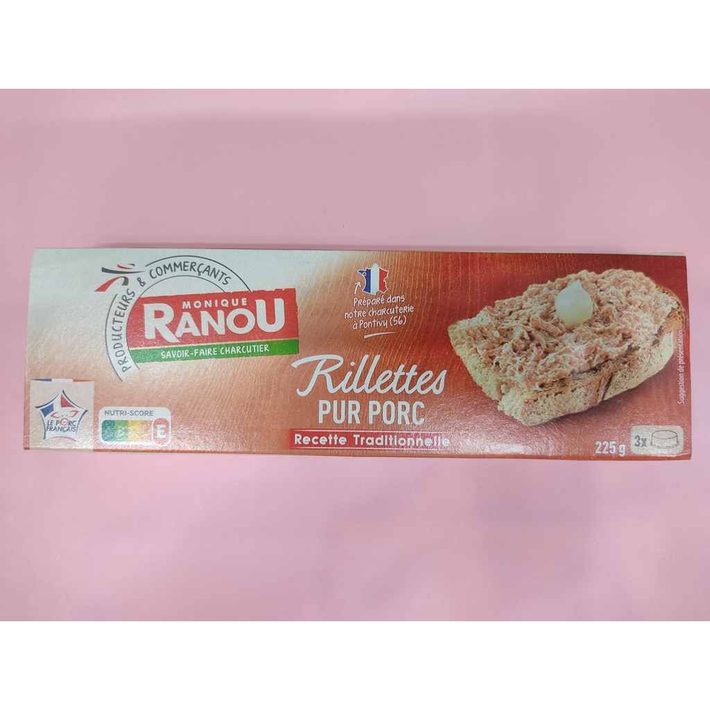 Pate Pháp Monique Ranou 3x75g (225g)