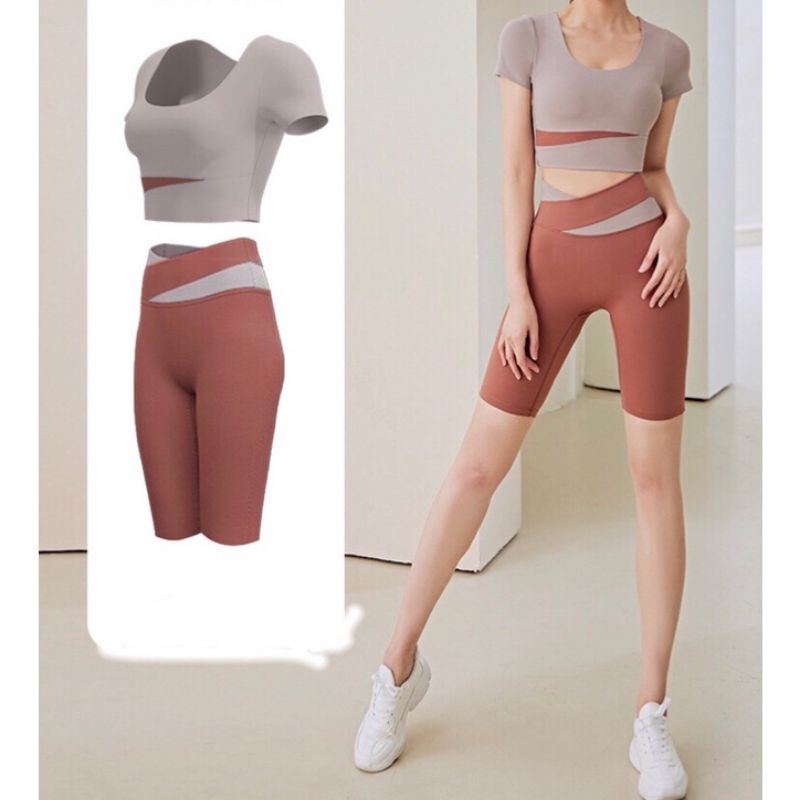 bộ đồ ngố tập gym yoga nữ dễ thương