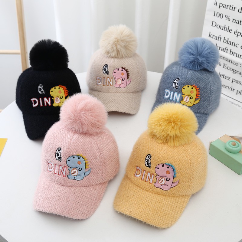 Mũ Bóng Chày Họa Tiết Hoạt Hình Dễ Thương Dành Cho Bé