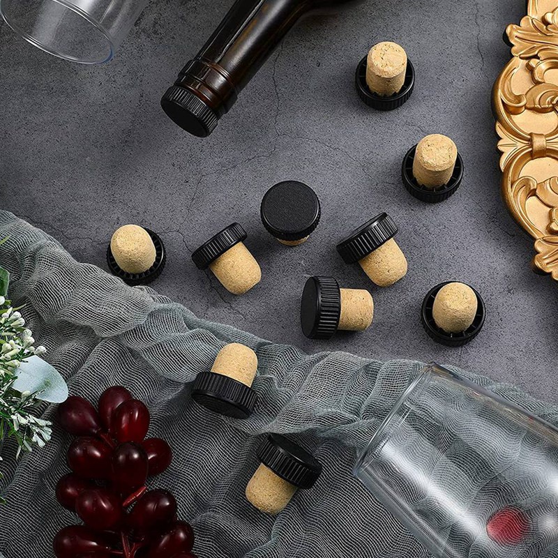 Set 24 Nút Bần Hình Chữ T Chuyên Dụng Đậy Chai Rượu