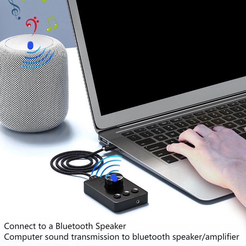 Bộ Điều Khiển Âm Lượng USB Bluetooth 5.1 Không Cần Trình Điều Khiển Cho Windows Xp