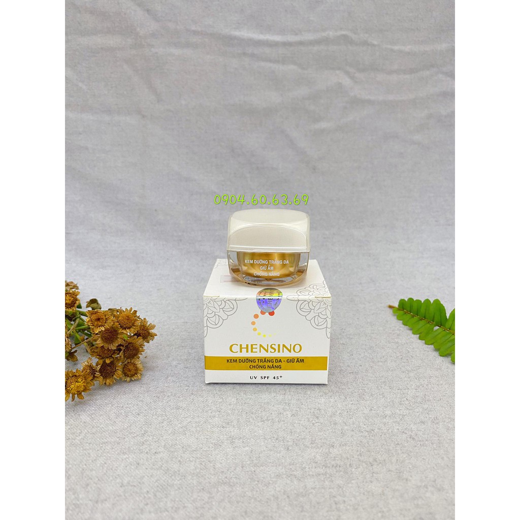 Kem CHENSINO 12g Dưỡng Trắng Da Giữ Ẩm Chống Nắng