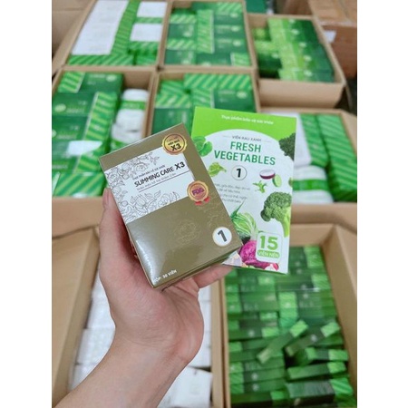 Viên Uống Kiểm Soát Cân Nặng Slimming Care X3 Tặng Viên Rau Xanh/Viên Gạo Lứt