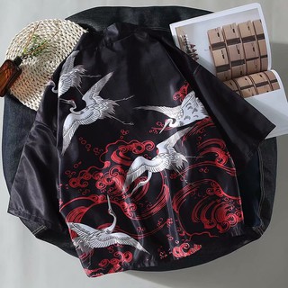 Áo Choàng Kimono Tay Lỡ Dáng Rộng Phong Cách Âu Mỹ Thời Trang Mùa Hè Cho Nam Và Nữ