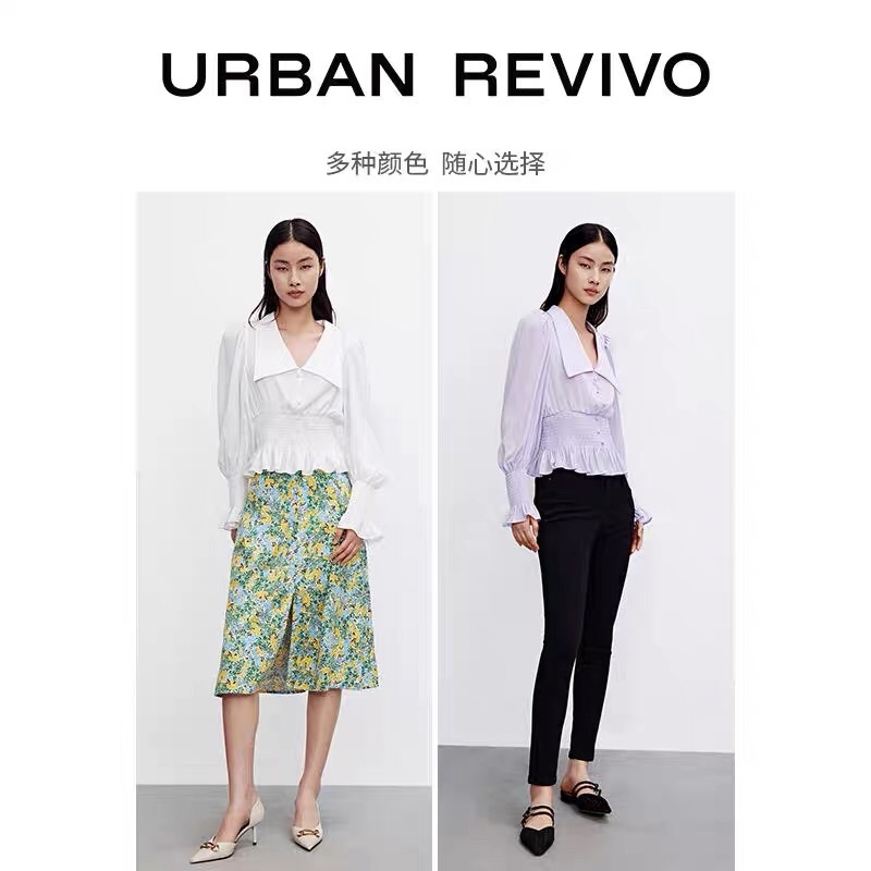 Áo lụa tím Urban Revivo