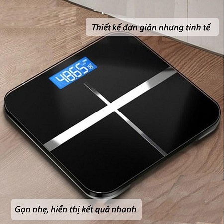 Cân Điện Tử Sức Khỏe, Sang Xịn Kính Cường Lực Sáng Bóng, Đo Chính Xác