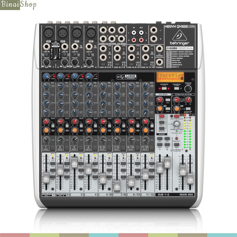 [Mã ELHACE giảm 4% đơn 300K] Mixer USB 16 cổng Behringer Xenyx QX1622USB