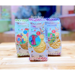 Nui hữu cơ Junior Ý 200gr cho bé 8 tháng (date 2027)