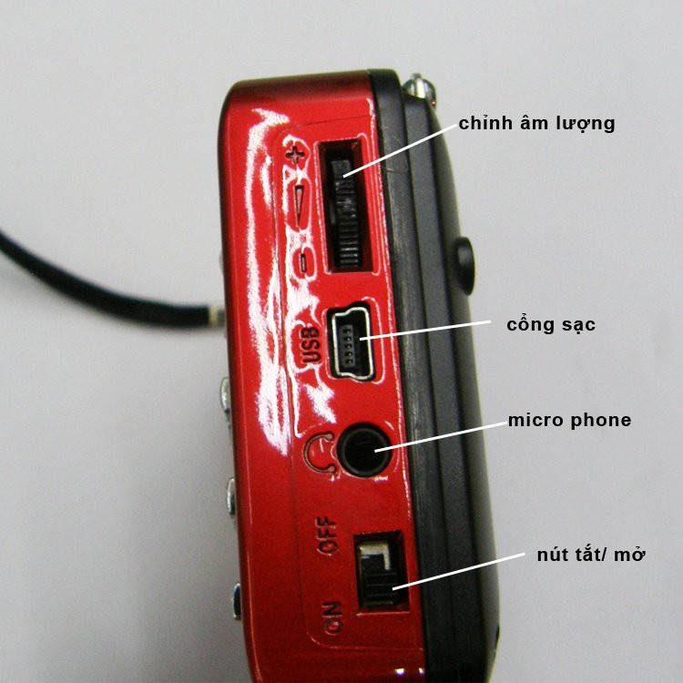 Loa Nghe Nhạc USB Thẻ Nhớ FM Craven CR-16