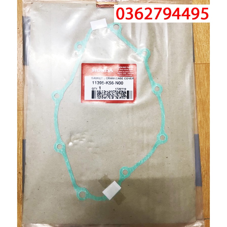 Gioăng nắp máy trái/ Ron mâm lửa  xe Winner v1/Sonic/ Winner X/Winner V3 Zin chính hãng Honda