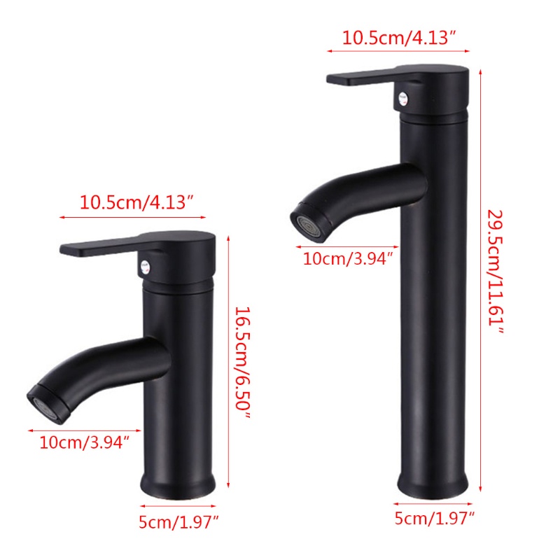 Nev Vòi Nước Nóng Lạnh Một Lỗ Kiểu Thác Nước Cổ Điển Cho Bồn Rửa Mặt Quầy Bartop Mi