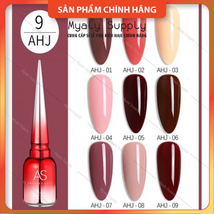 Set Sơn AS Chai Đỏ Nắp Nhọn 9 Chai Cao Cấp AHJ SP000327