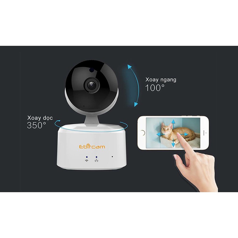 Camera IP Wifi Ebitcam E2- 2.0MP - Tặng kèm thẻ Nhớ 32GB | BigBuy360 - bigbuy360.vn