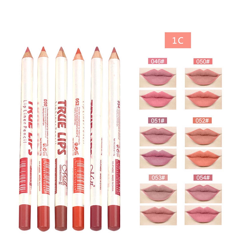 [Hàng mới về] Set 6 chì kẻ môi kháng nước lâu trôi thời trang cho phái đẹp | BigBuy360 - bigbuy360.vn