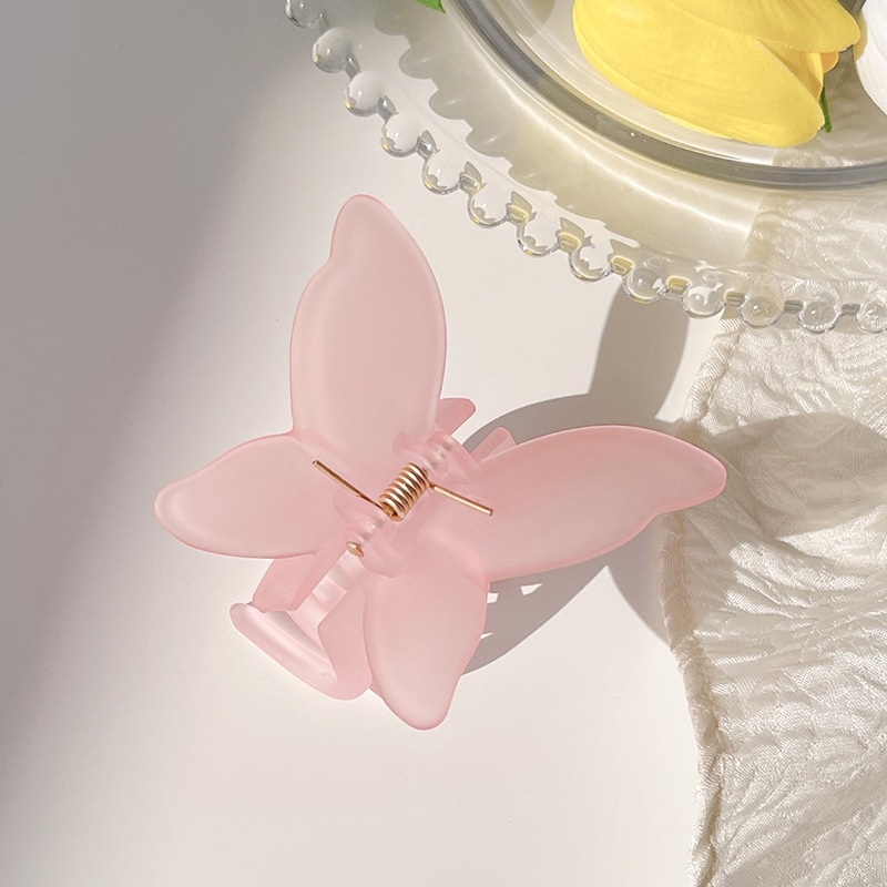 Kẹp Tóc Hình Bướm Trong Suốt Cho Nữ