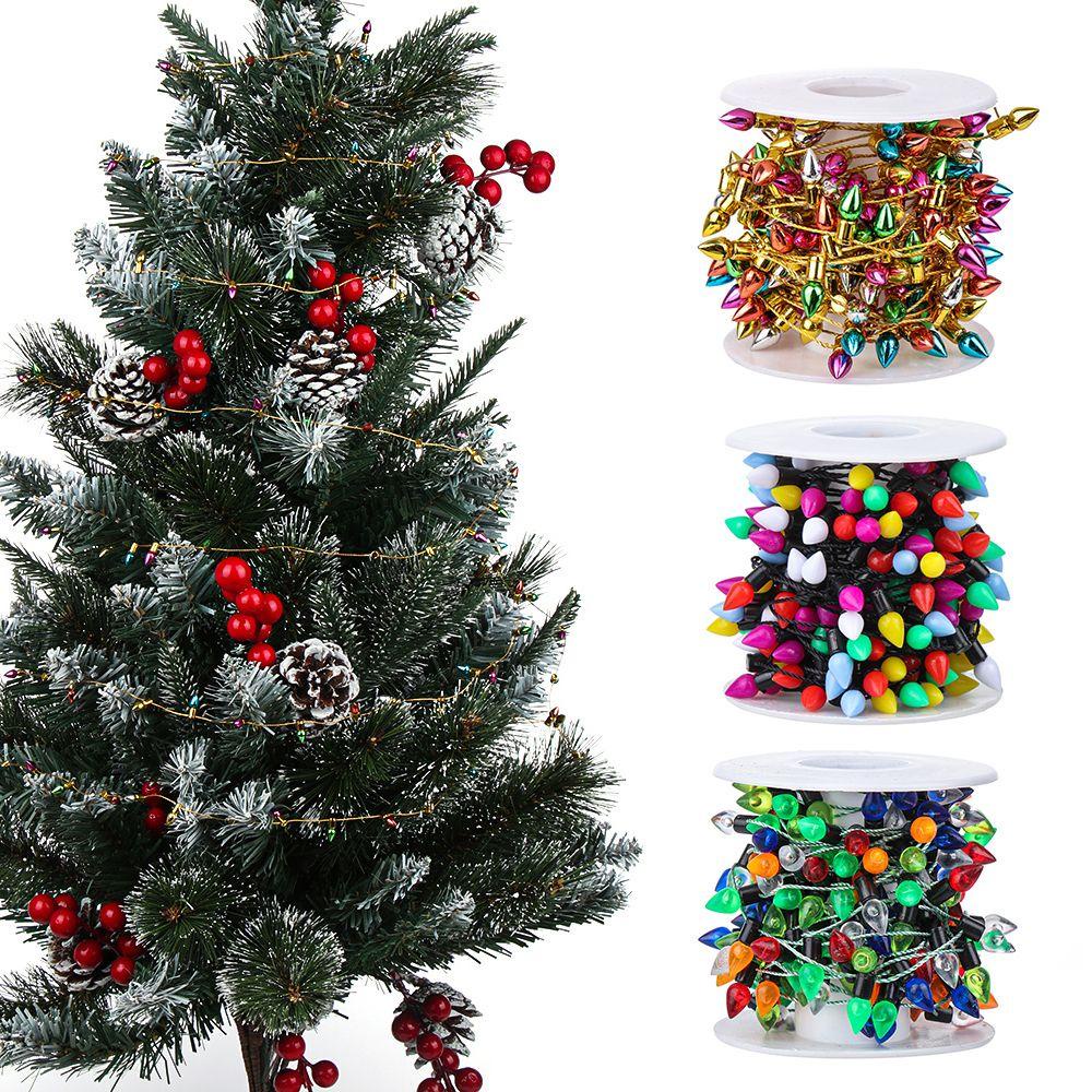 PINEVN Phụ Kiện Trang Trí Giáng Sinh Hình Giọt Nước Có Đèn Xinh Xắn