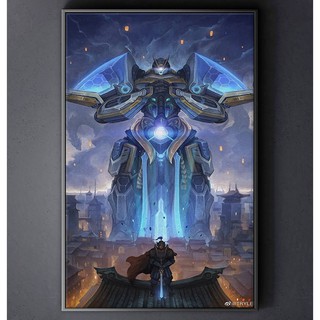 TRANH CANVAS LIÊN MINH HUYỀN THOẠI (LEAGUE OF LEGENDS) treo tường in theo yêu cầu - Loạn thế thần binh 7