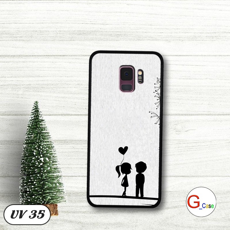 Ốp lưng nhám viền dẻo Samsung Galaxy S9 in hình