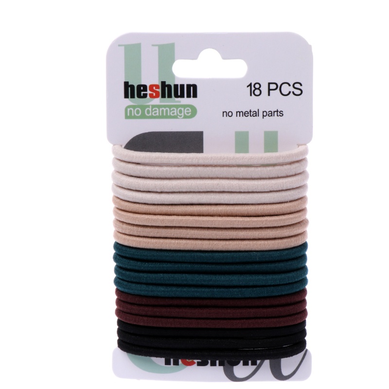 Set 18 Dây Cột Tóc Co Giãn 4mm Dành Cho Nữ