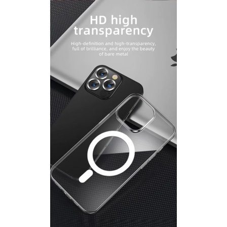 Ốp Lưng MIPOW TEMPERED GLASS TRANSPARENT MAGSAFE 14 Promax 14 Pro 14 Plus 14 13 Pro 13 Promax 12 12 Pro 12 Promax