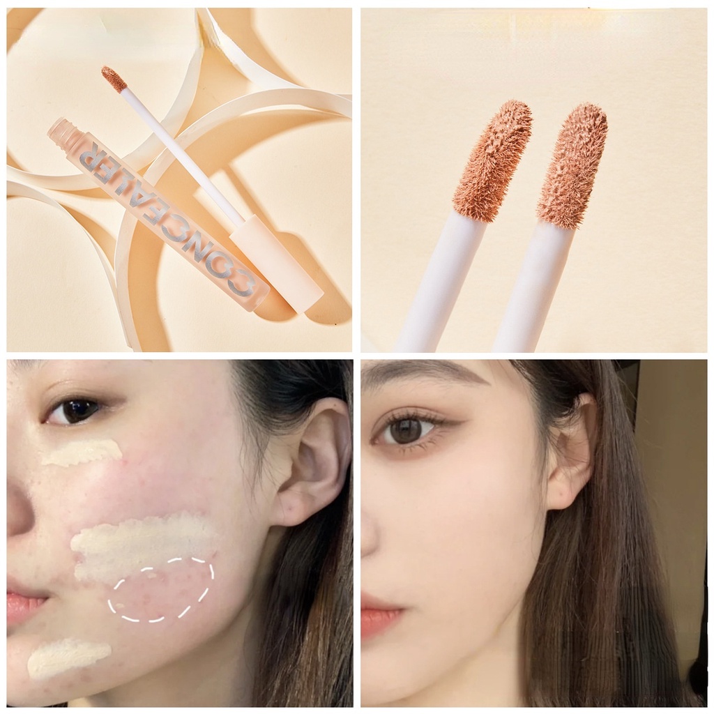 [Hàng mới về] Kem che khuyết điểm LAMEILA sáng bóng dưỡng ẩm kiềm dầu trang điểm lâu trôi 3 màu sắc tùy chọn YR