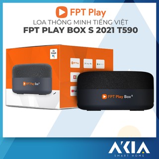 Mua FPT Play Box S 2021 mã T590 - Loa thông minh ra lệnh giọng nói Tiếng Việt  Tích hợp Android TV Box và Hồng Ngoại