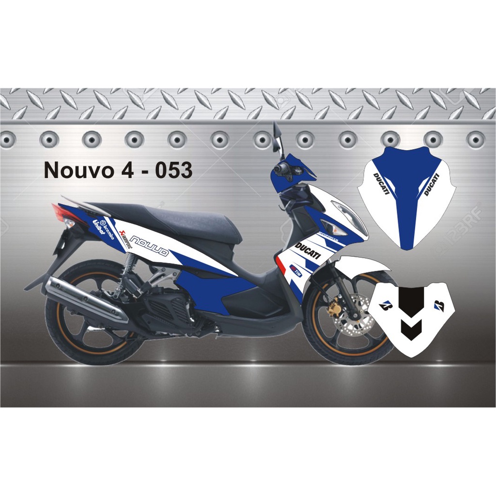 Tổng Hợp Mẫu Tem Trùm Nouvo LX Xanh Đen Trắng