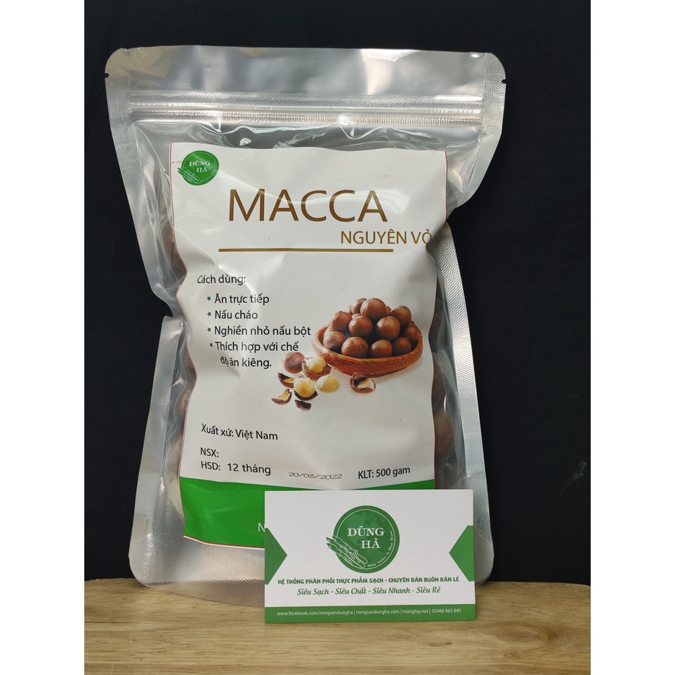 Hạt mắc ca (macca) size to nứt vỏ loại 1