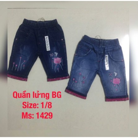 Quần bé gái - quần jean cho bé gái từ 9kg đến 28kg