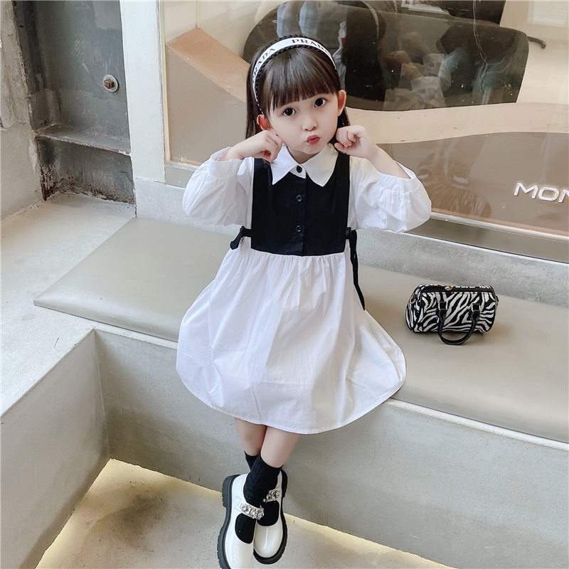 Đầm bông Không Tay Thắt Nơ Đính Ngọc Trai Sang Trọng Cho Bé Gái [1-9 Tuổi]