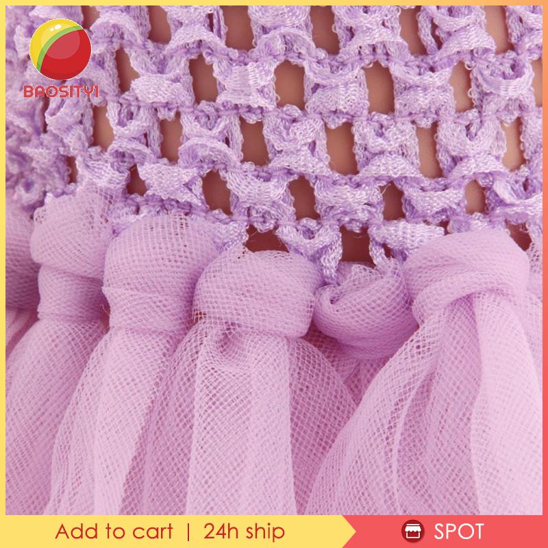 [Baosity1] Đầm Dài Không Đối Xứng Cho Búp Bê 18inch