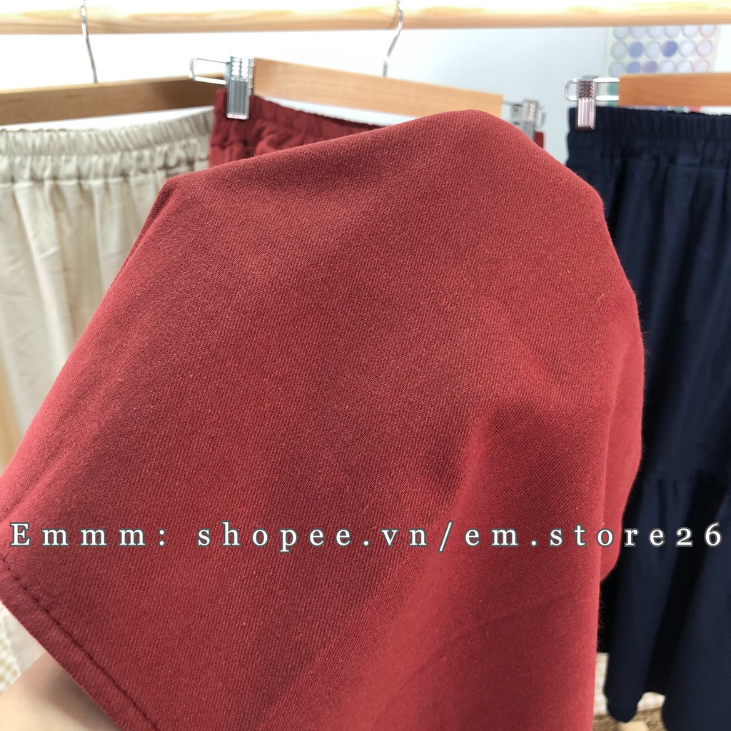 Chân váy cotton xẻ tà, hàng Quảng Châu, Freesize (Ảnh thật tự chụp) | BigBuy360 - bigbuy360.vn