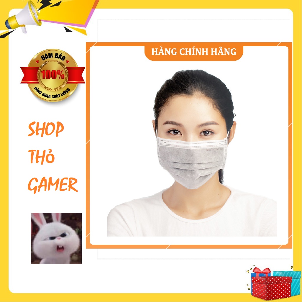 1 Thùng 50 hộp khẩu trang y tế 4 lớp Như Ý chính hãng Nhu Y company NY Protect Mask