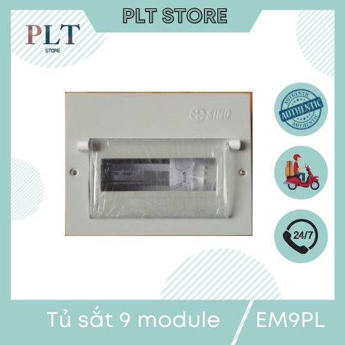 Tủ điện vỏ kim loại chứa 9 Module SINO EM9PL , EM9PS