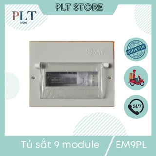 Tủ điện vỏ kim loại chứa 9 module sino em9pl , em9ps