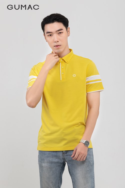 [Mã WABRGD12 giảm 10% đơn 250K] Áo polo nam cá tính tay phối màu GUMAC nhiều màu ATNB397 | BigBuy360 - bigbuy360.vn