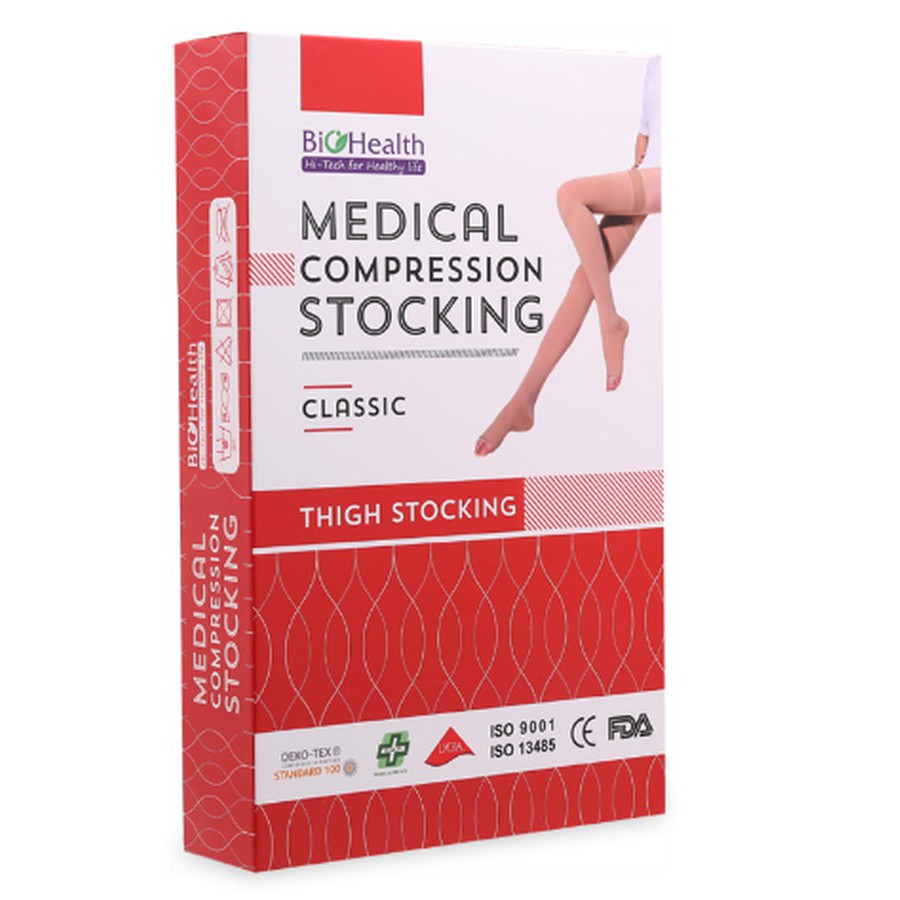 Vớ đùi y khoa BioHealth Classic AG Australia chính hãng-Chống suy giãn tĩnh mạch,thoải mái có độ đàn hồi cao, độ bền lâu